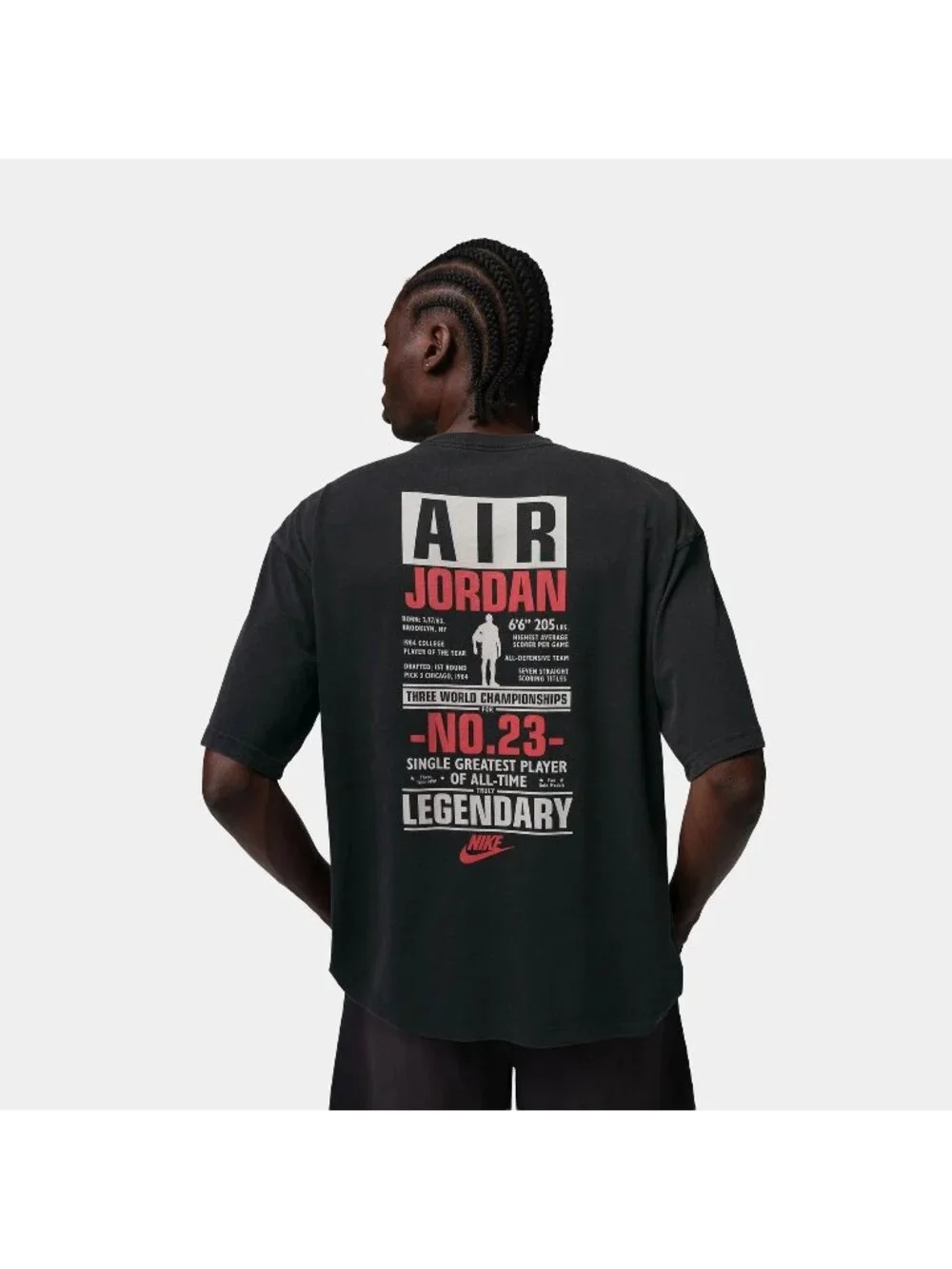 Jordan Men's Flight Graphic Logo T-Shirt Black Size M NEW WITH TAGS!
